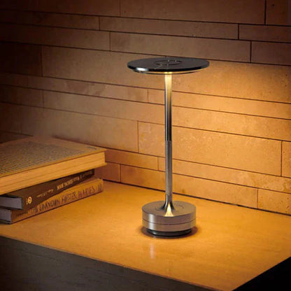 Rechargeable LED Table Lamp with Adjustable Brightness | Modern Bedside Light