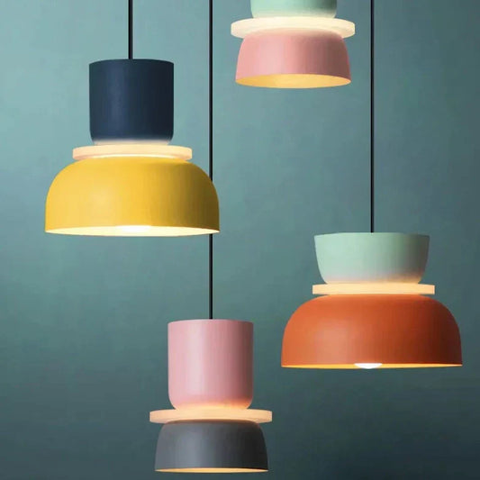Nordic Pastel Ceiling Lamp | Modern Scandinavian Pendant Light