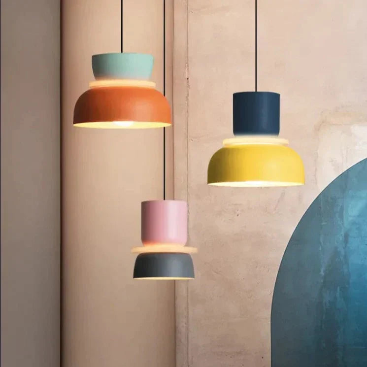 Nordic Pastel Ceiling Lamp | Modern Scandinavian Pendant Light