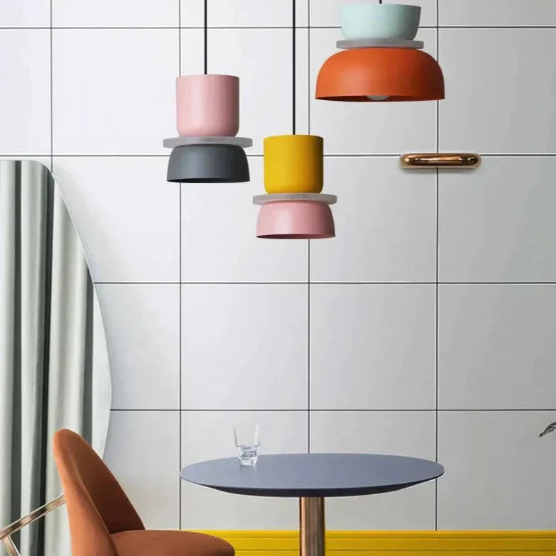 Nordic Pastel Ceiling Lamp | Modern Scandinavian Pendant Light