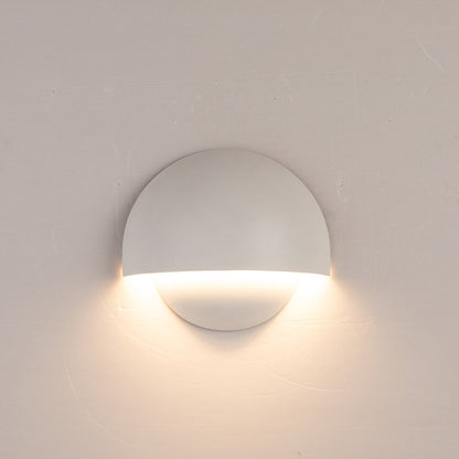 Round LED Wall Light Sconce | Modern Indoor Outdoor Bedroom Living Room Lamp