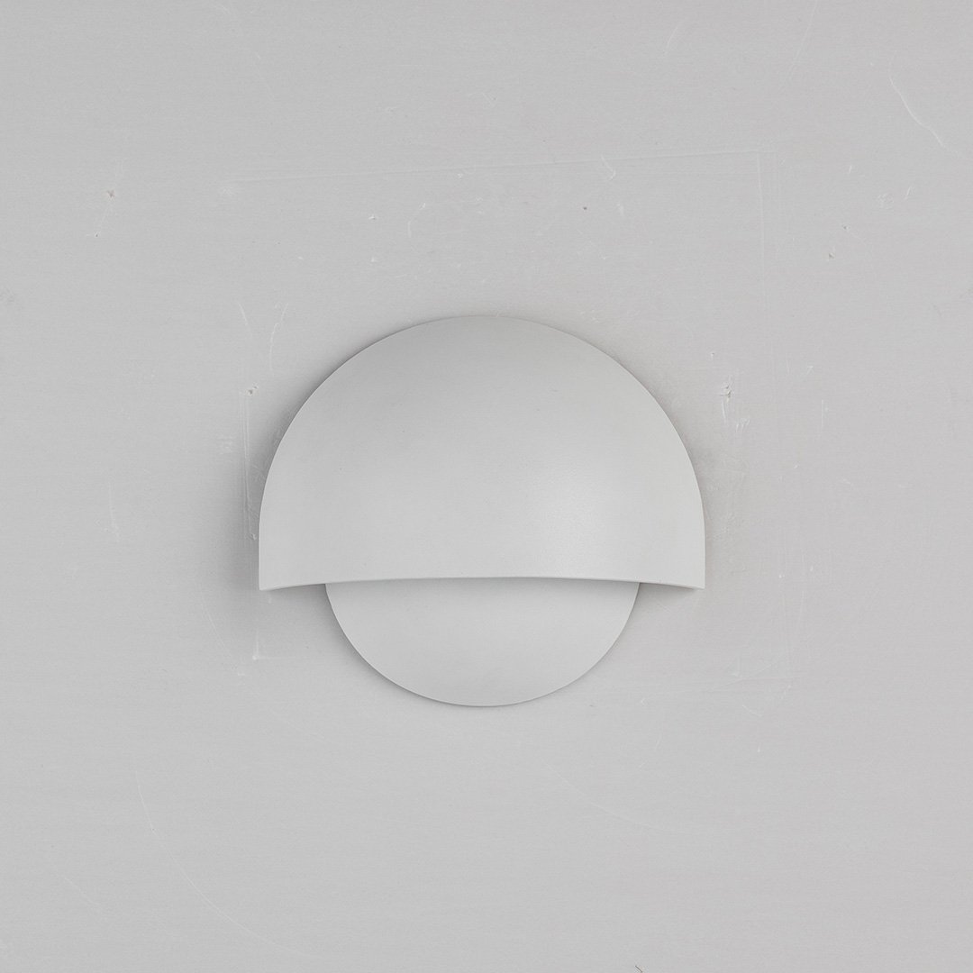 Round LED Wall Light Sconce | Modern Indoor Outdoor Bedroom Living Room Lamp