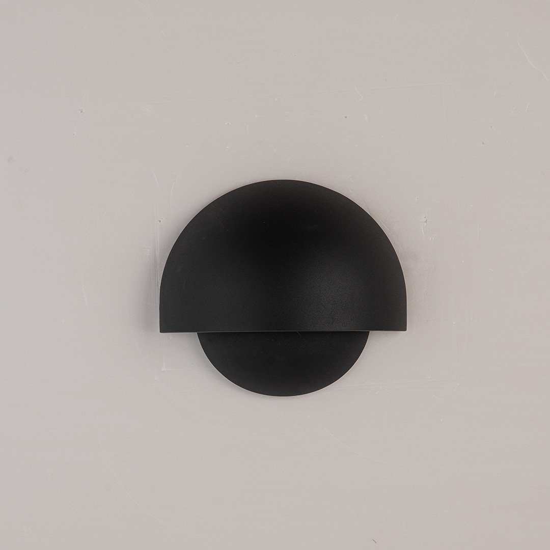Round LED Wall Light Sconce | Modern Indoor Outdoor Bedroom Living Room Lamp