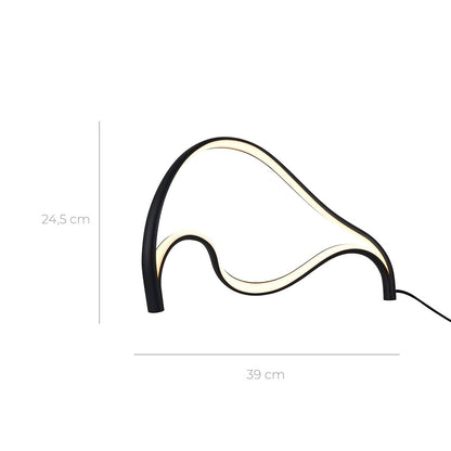Modern LED Table Lamp with Sculptural Design | Elegant Bedside and Desk Light