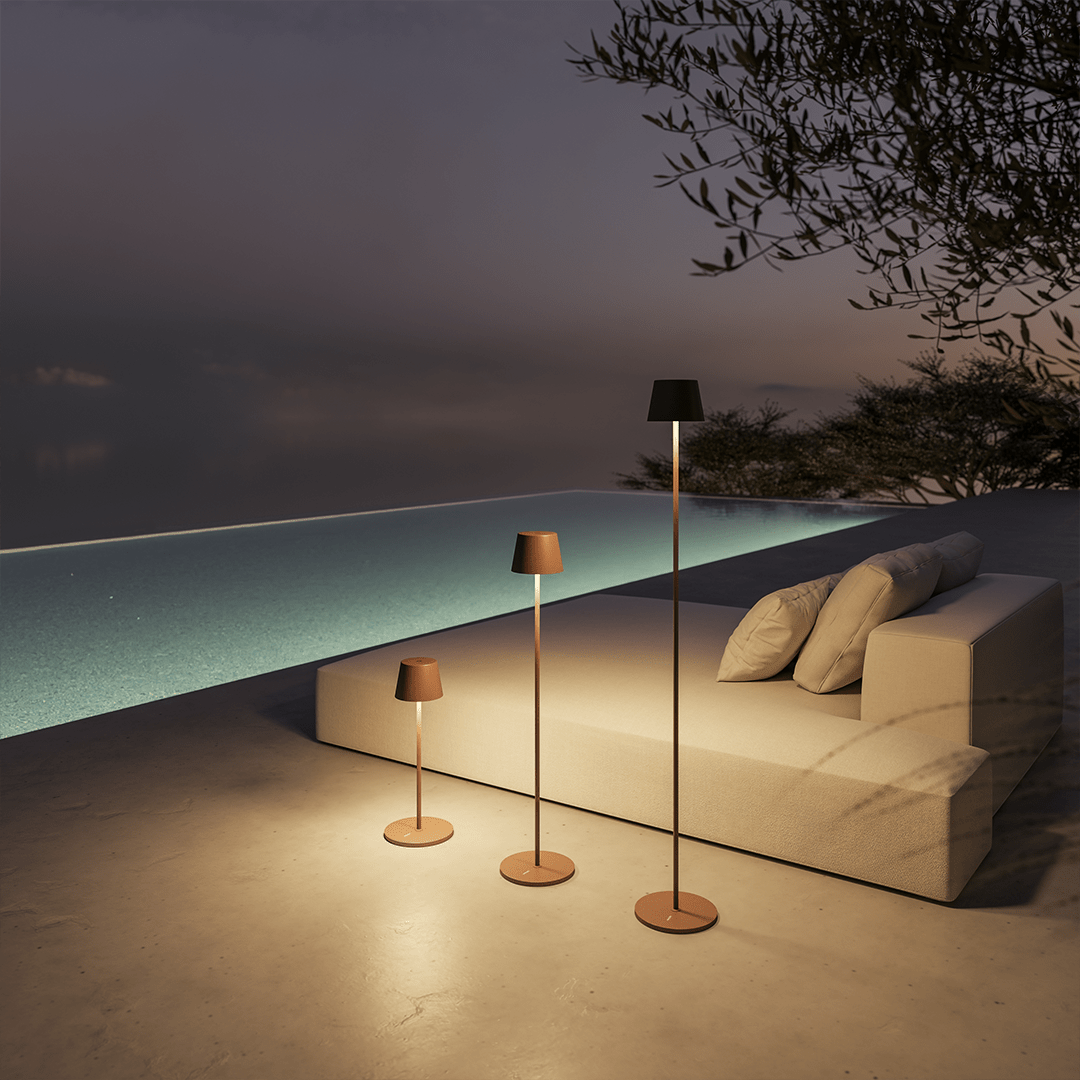 Rechargeable LED Floor Lamp | Adjustable Height Modern Standing Light