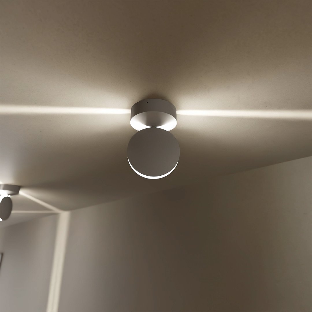 Rotating LED Wall Light Sconce | Modern Adjustable Indoor Bedroom Lamp