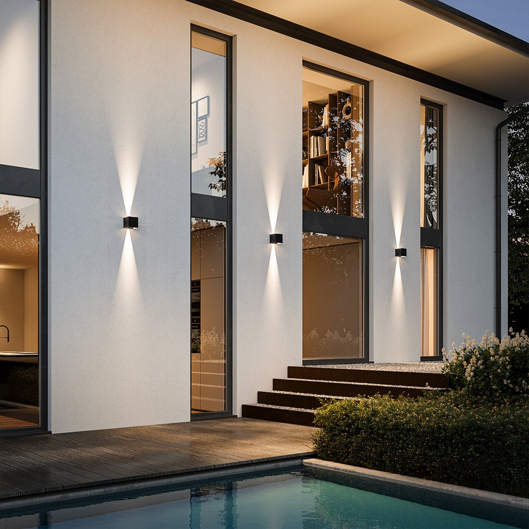 Modern LED Wall Light Sconce | Adjustable Indoor Outdoor Wall Lamp for Bedroom