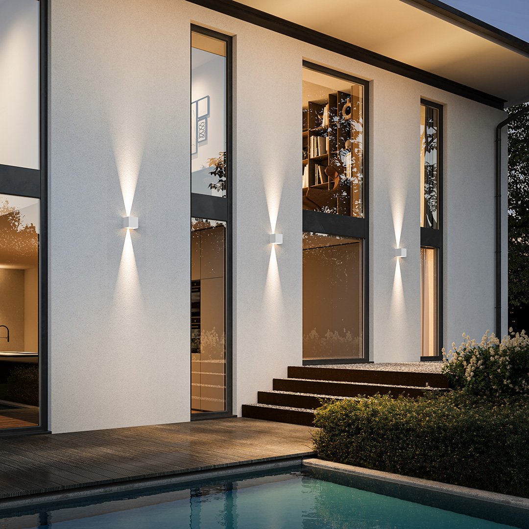 Modern LED Wall Light Sconce | Adjustable Indoor Outdoor Wall Lamp for Bedroom