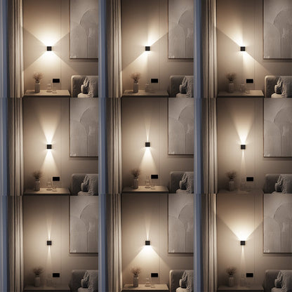 Modern LED Wall Light Sconce | Adjustable Indoor Outdoor Wall Lamp for Bedroom