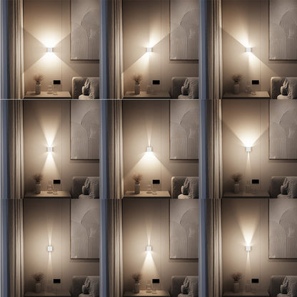 Modern LED Wall Light Sconce | Adjustable Indoor Outdoor Wall Lamp for Bedroom